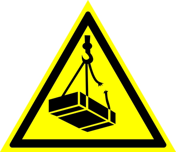 И29 опасно! возможно падение груза (пленка, 500х500 мм) - Знаки безопасности - Знаки и таблички для строительных площадок - ohrana.inoy.org