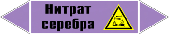 Маркировка трубопровода "нитрат серебра" (a04, пленка, 716х148 мм)" - Маркировка трубопроводов - Маркировки трубопроводов "ЩЕЛОЧЬ" - ohrana.inoy.org