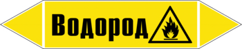 Маркировка трубопровода "водород" (пленка, 358х74 мм) - Маркировка трубопроводов - Маркировки трубопроводов "ГАЗ" - ohrana.inoy.org