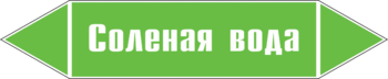 Маркировка трубопровода "соленая вода" (пленка, 126х26 мм) - Маркировка трубопроводов - Маркировки трубопроводов "ВОДА" - ohrana.inoy.org